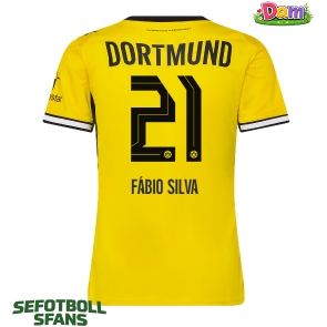 Borussia Dortmund Fabio Silva #21 Hemmatröja Kvinnor 2026-27 Kortärmad